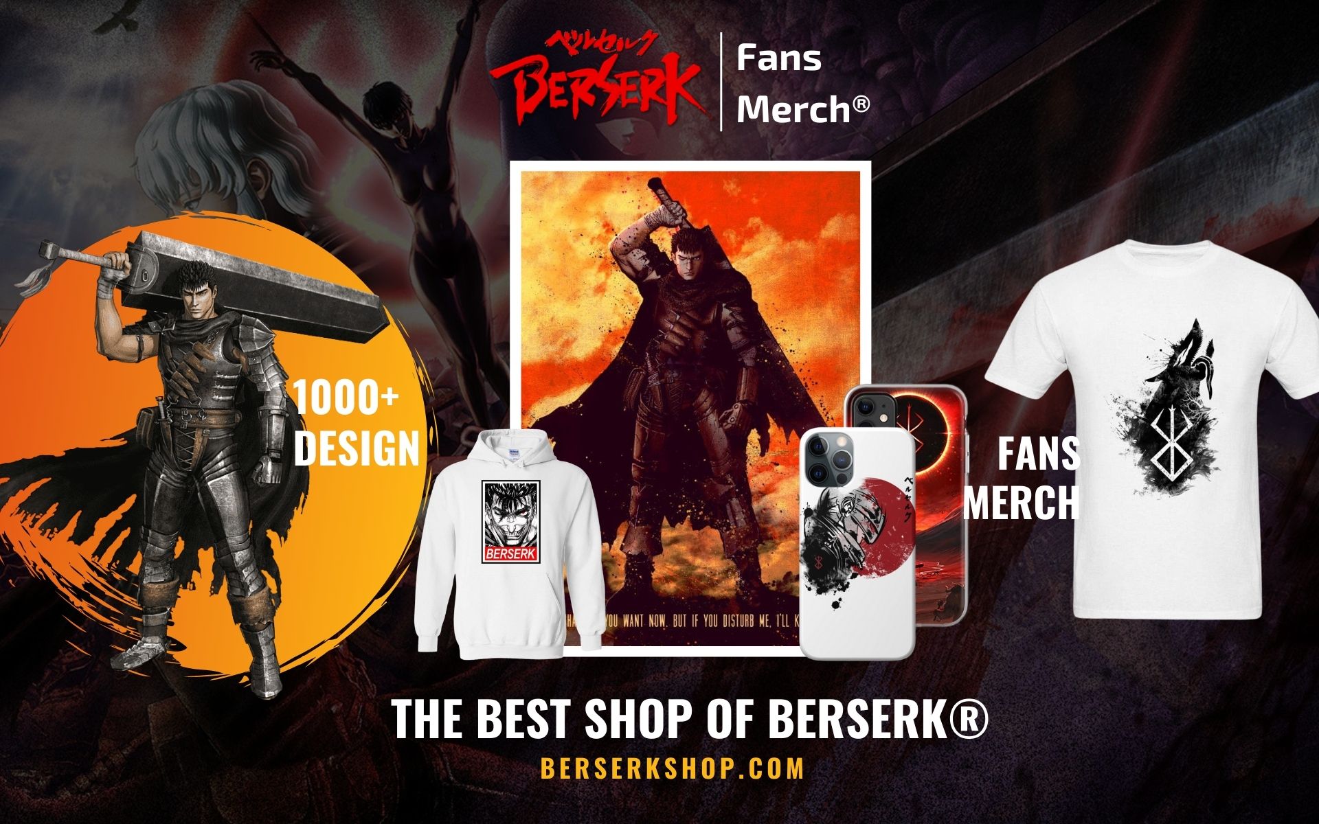 Berserk Merch Web Banner - Berserk Shop