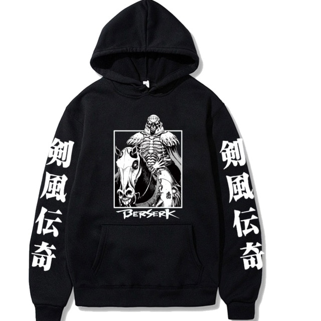 Hot Anime Berserk Sweatshirts Pullover Tops Hip Hop Hoodies Fashion Casual - Berserk Shop