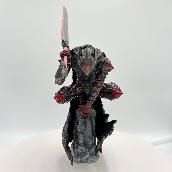 25cm Berserk Guts L Anime Figure Guts Berserker Armor Action Figure Berserk Black Swordsman Figurine Collection 3 - Berserk Shop