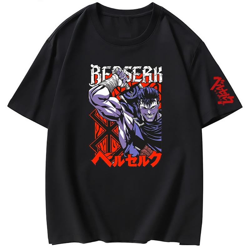 Dark Berserk Anime Printed T shirt IP0501 - Berserk Shop