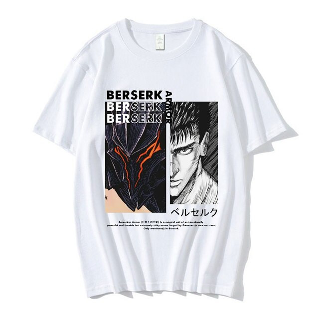 Guts Armor Anime Printed Unisex T shirt 1 - Berserk Shop