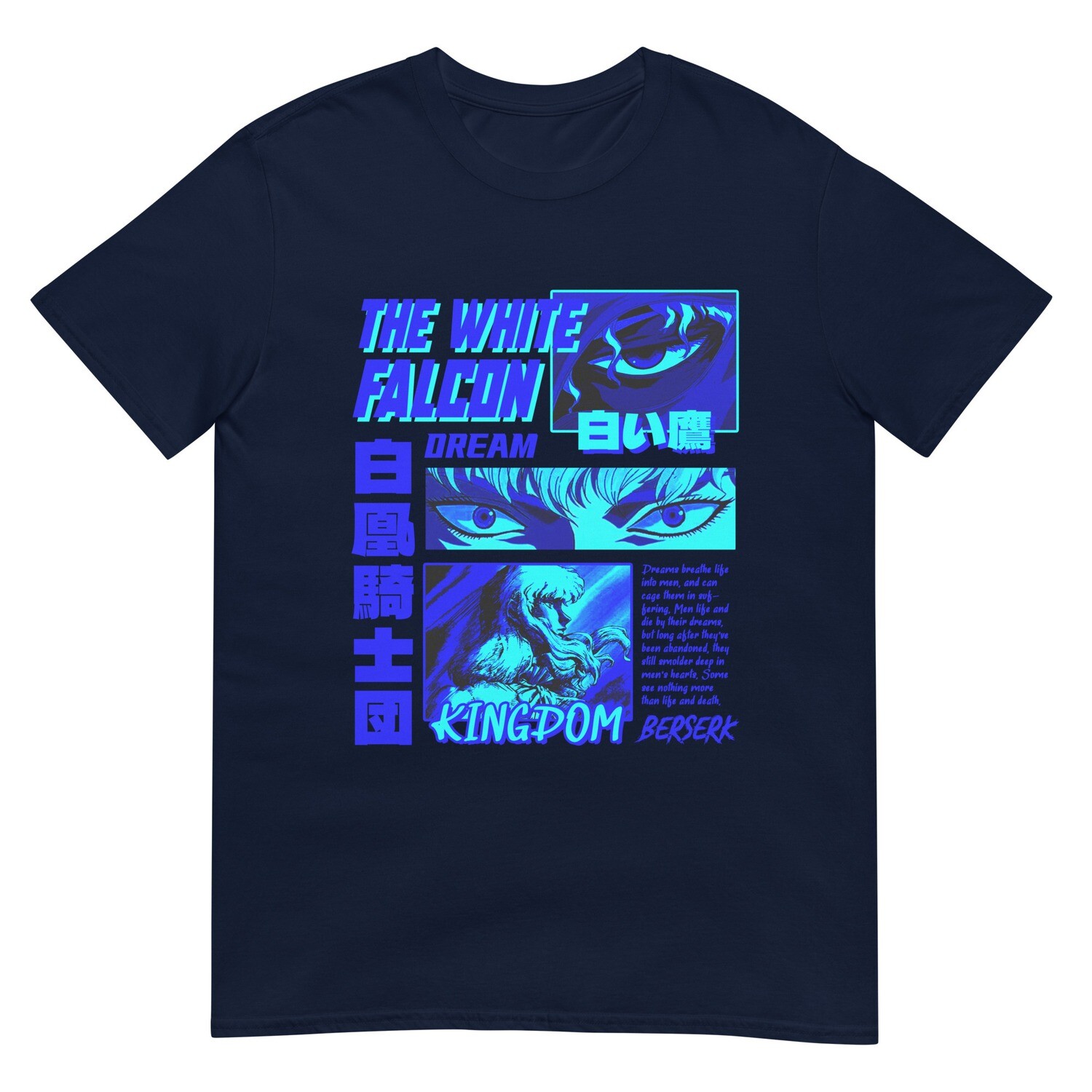 The White Falcon Printed Unisex T shirt 2 - Berserk Shop